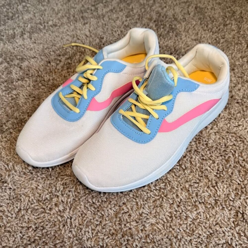 Pastel-colored Athletic Sneakers Size 8/9